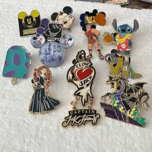Vintage Disney Pin Trading Pack Mix